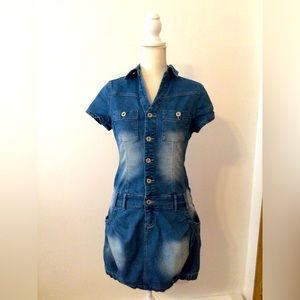 Venus mini denim dress